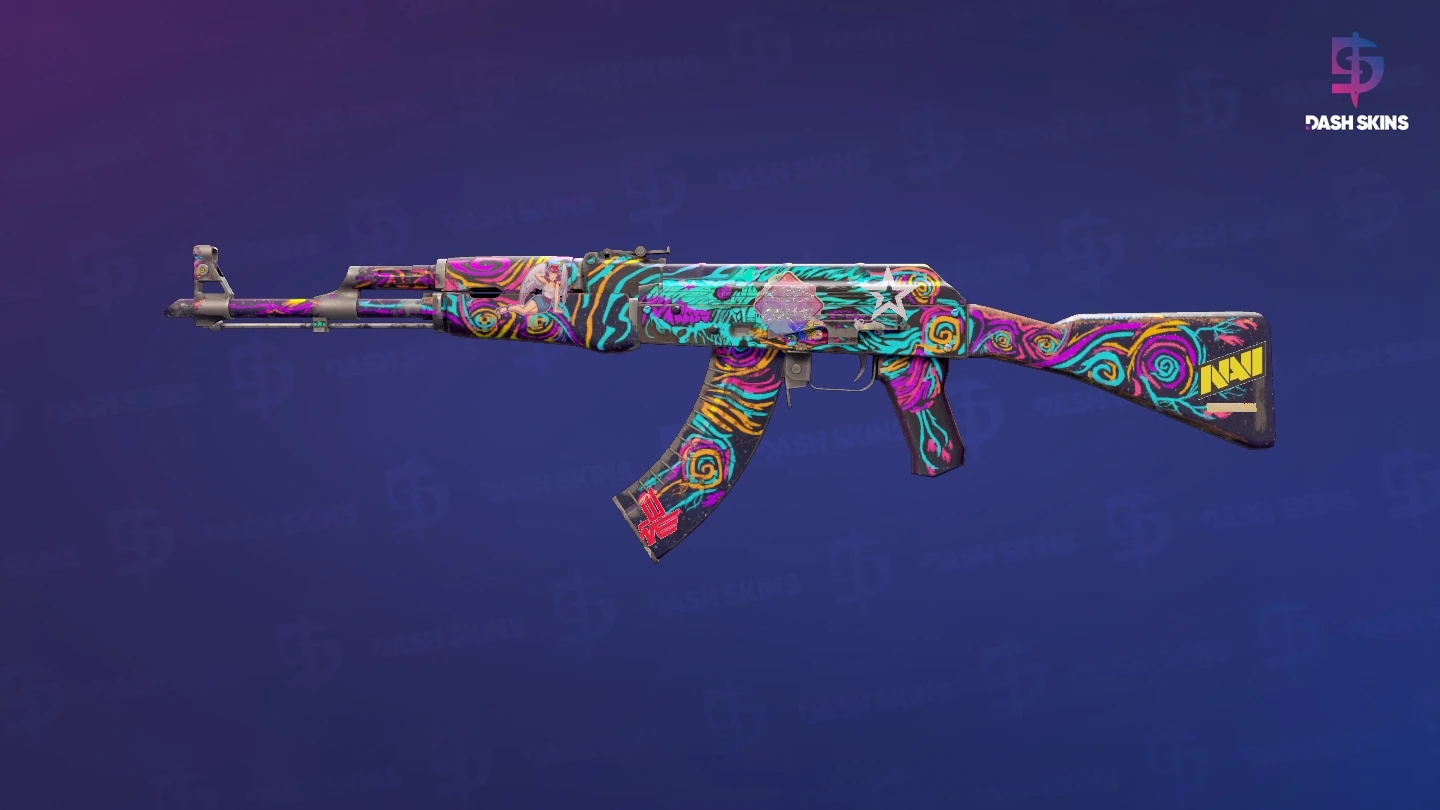 AK-47 | Nightwish (Well-Worn) Screenshot Playside