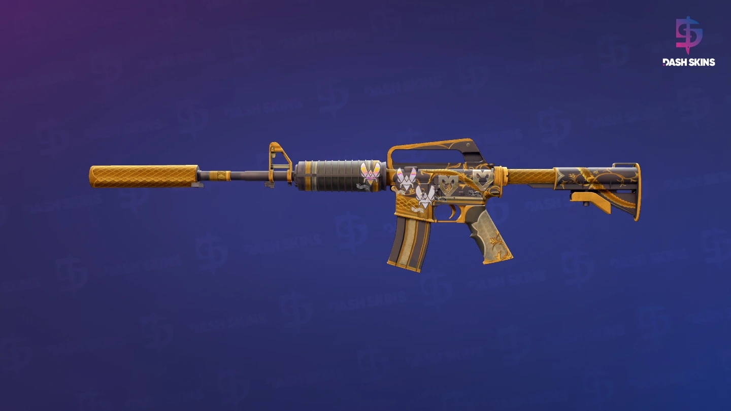 M4A1-S | Golden Coil (Field-Tested) Screenshot Playside