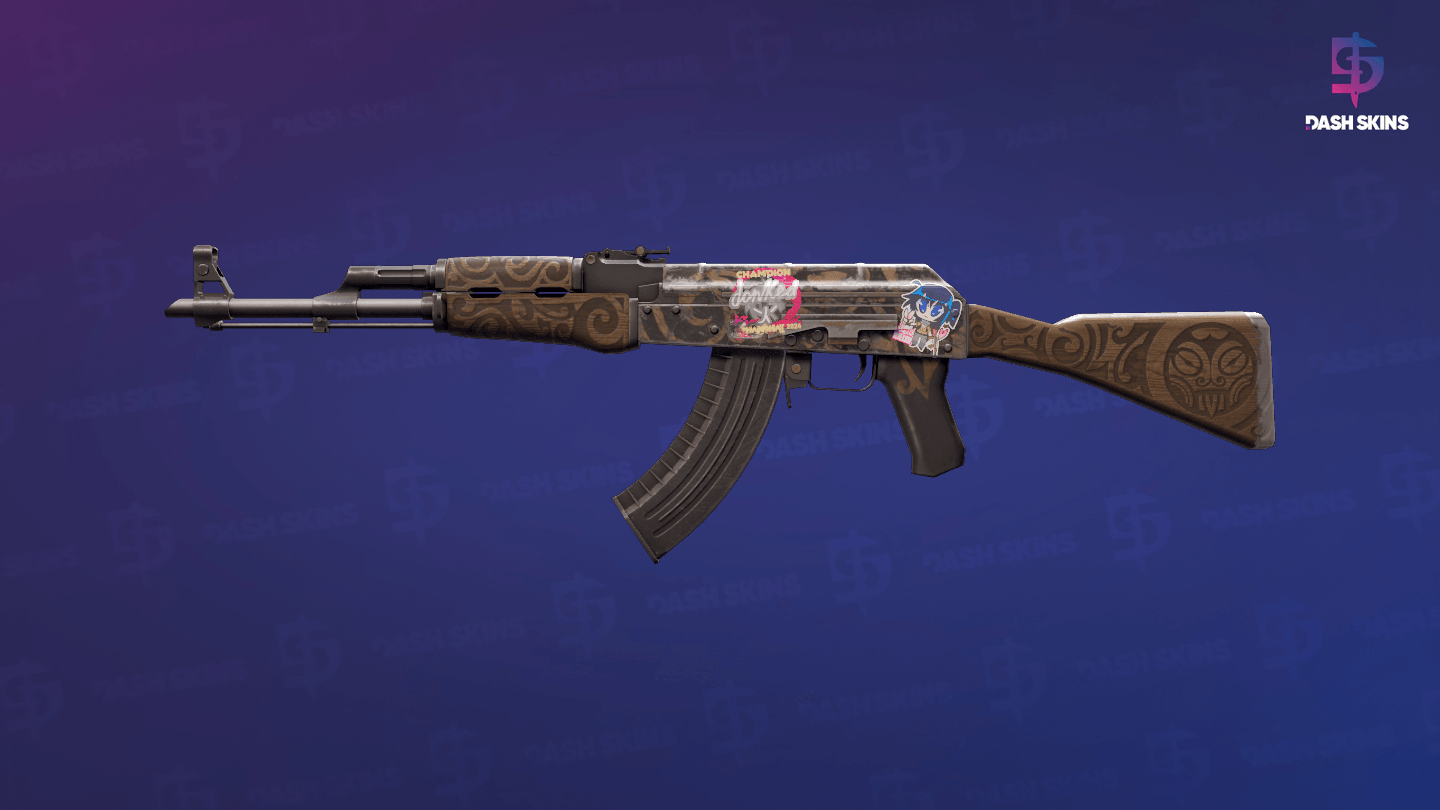 AK-47 | Uncharted (Battle-Scarred) Screenshot Playside