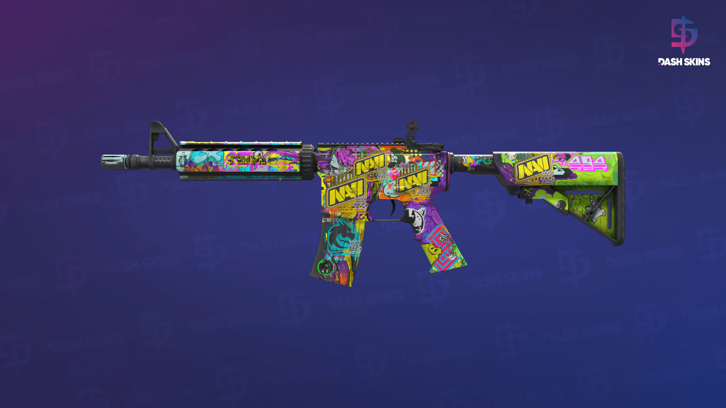 M4A4 | In Living Color (Field-Tested) Screenshot Playside