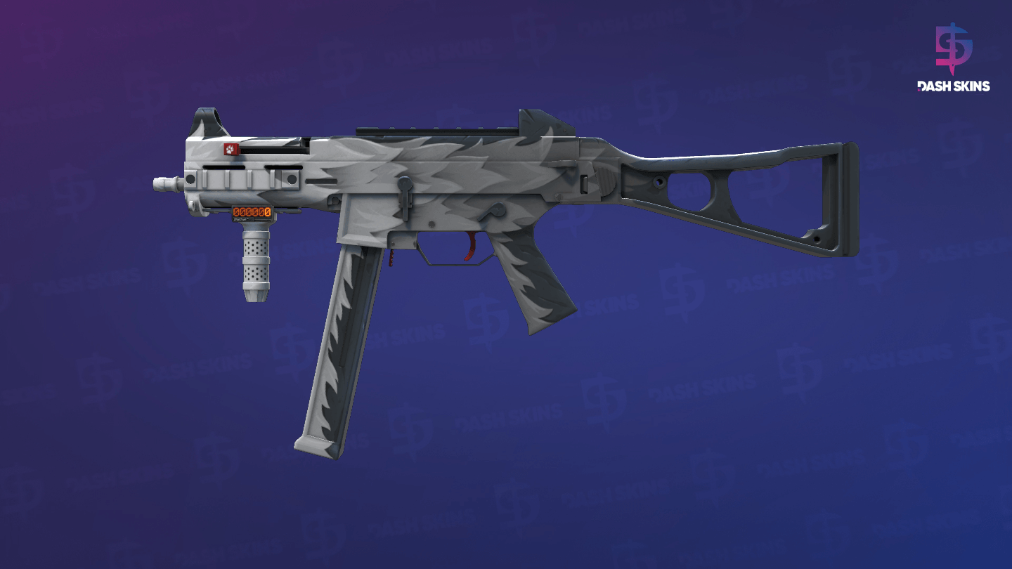 StatTrak™ UMP-45 | Arctic Wolf (Minimal Wear) Screenshot Playside