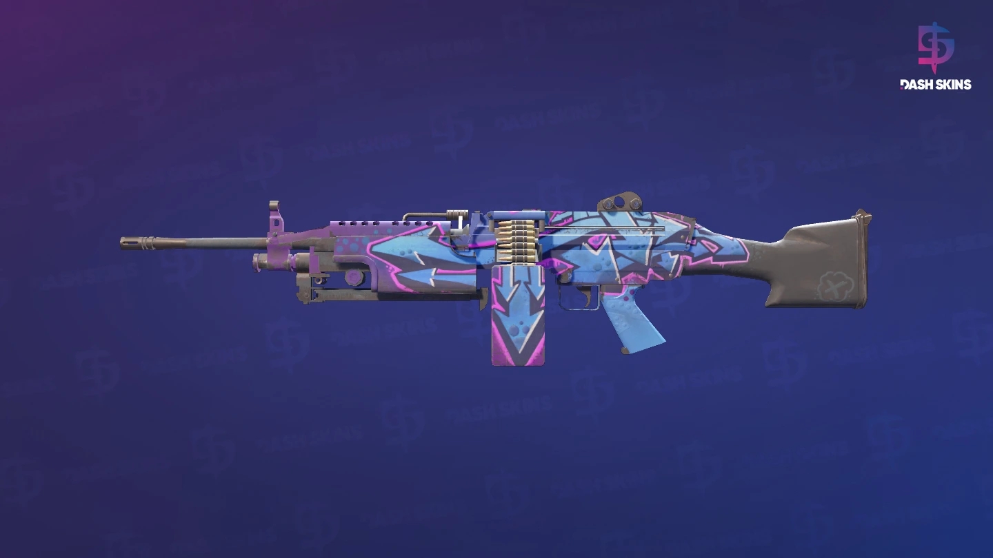 M249 | Downtown (Minimal Wear) Screenshot Playside