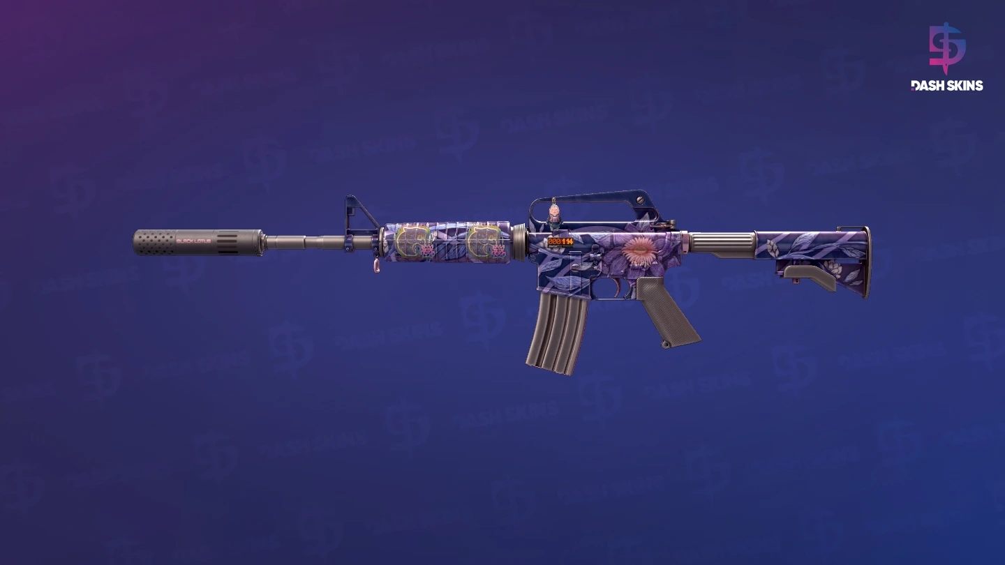 StatTrak™ M4A1-S | Black Lotus (Field-Tested) Screenshot Playside