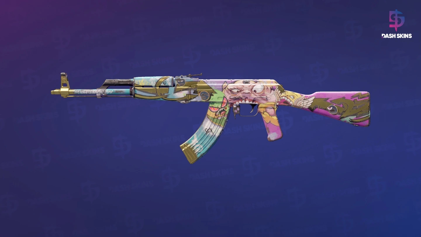 AK-47 | B the Monster (Battle-Scarred) Screenshot Playside