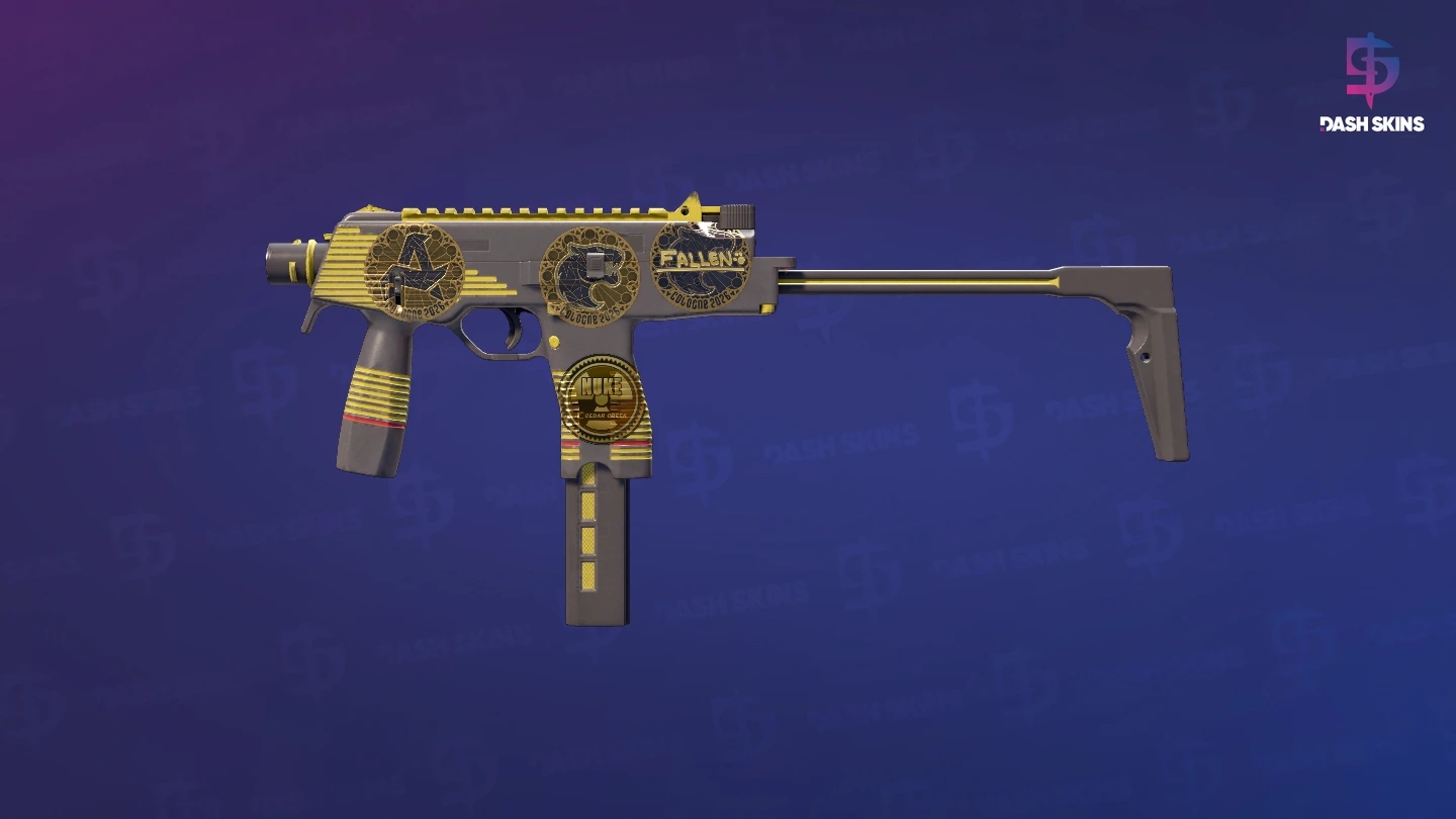 Souvenir MP9 | Bee-Tron (Field-Tested) Screenshot Playside