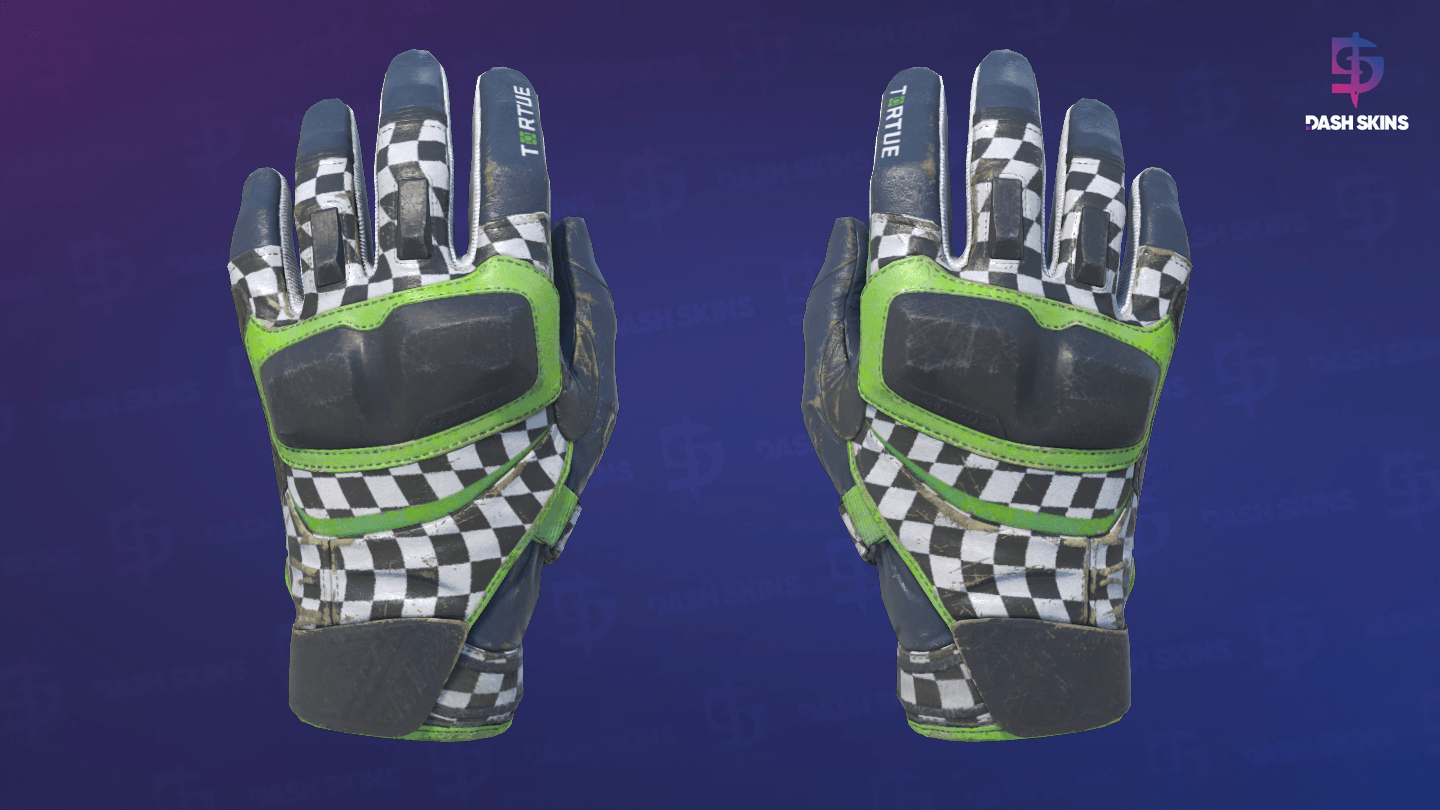 ★ Moto Gloves | Finish Line (Well-Worn) Screenshot Playside