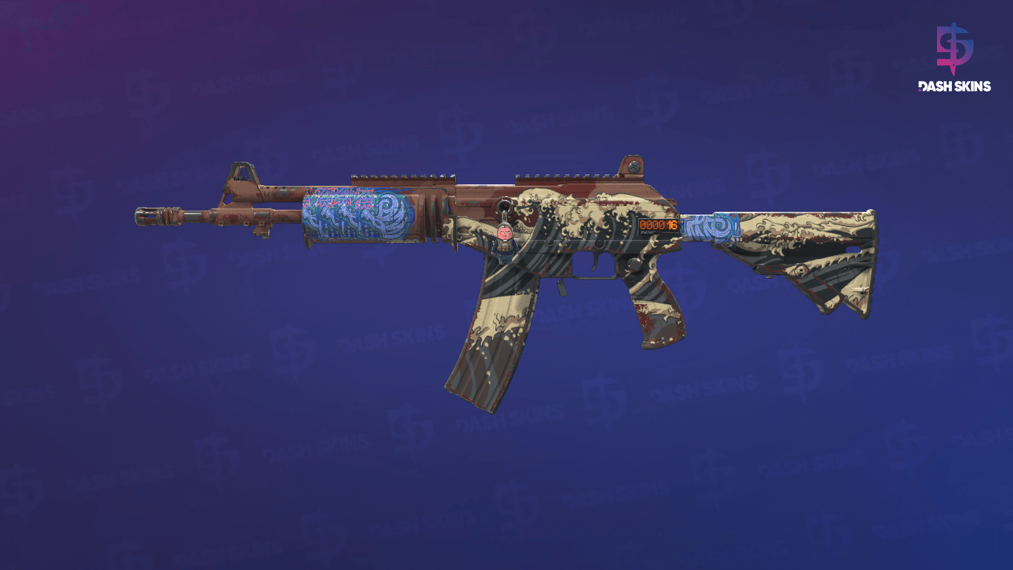 StatTrak™ Galil AR | Crimson Tsunami (Field-Tested) Screenshot Playside