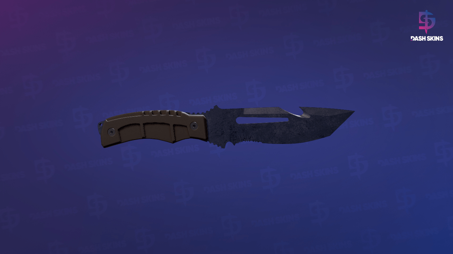 ★ Survival Knife | Blue Steel (Well-Worn) Screenshot Playside