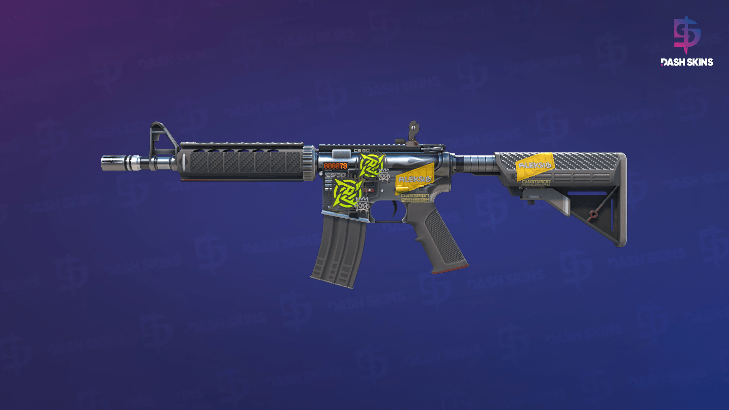 StatTrak™ M4A4 | Magnesium (Minimal Wear) Screenshot Playside