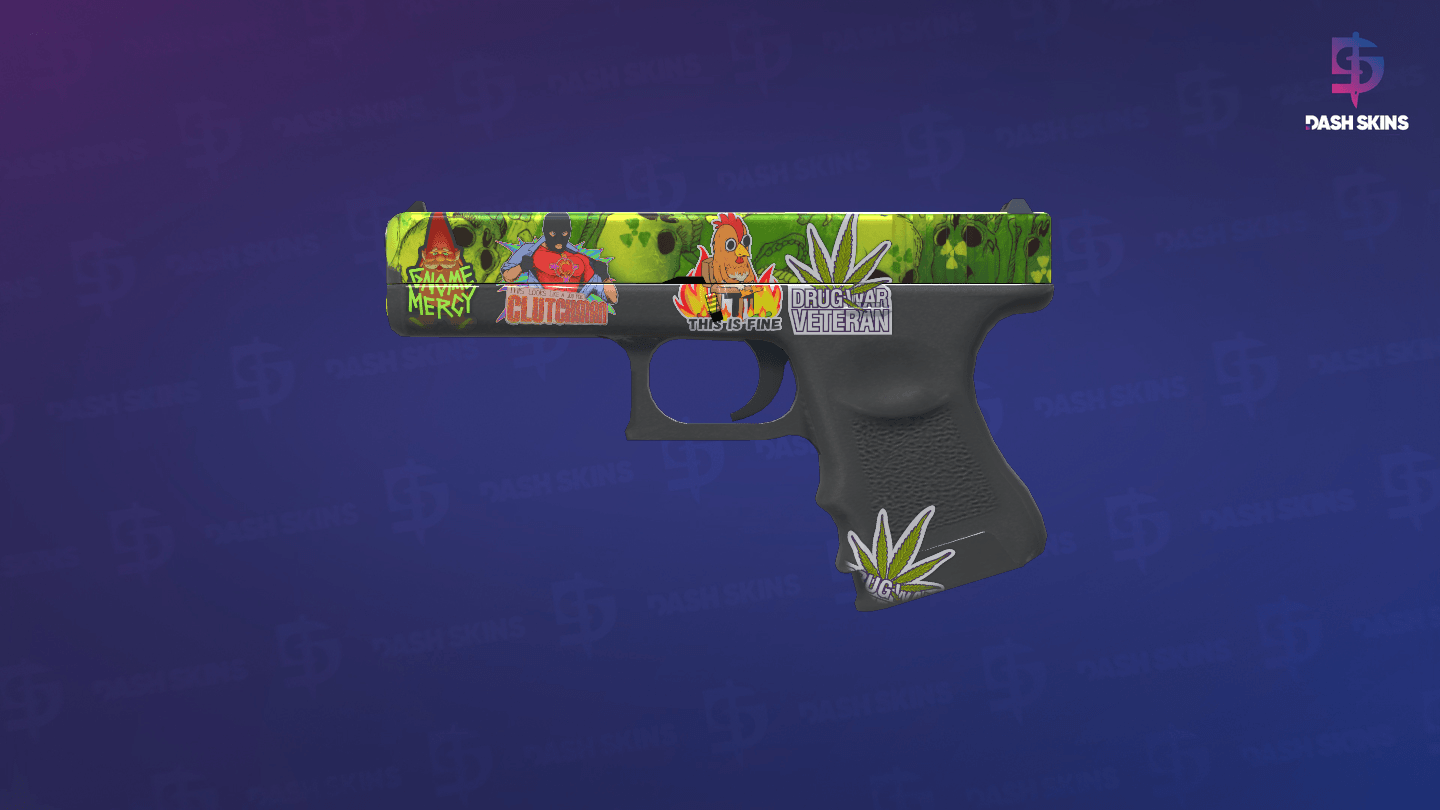 Glock-18 | Nuclear Garden (Minimal Wear) Screenshot Playside