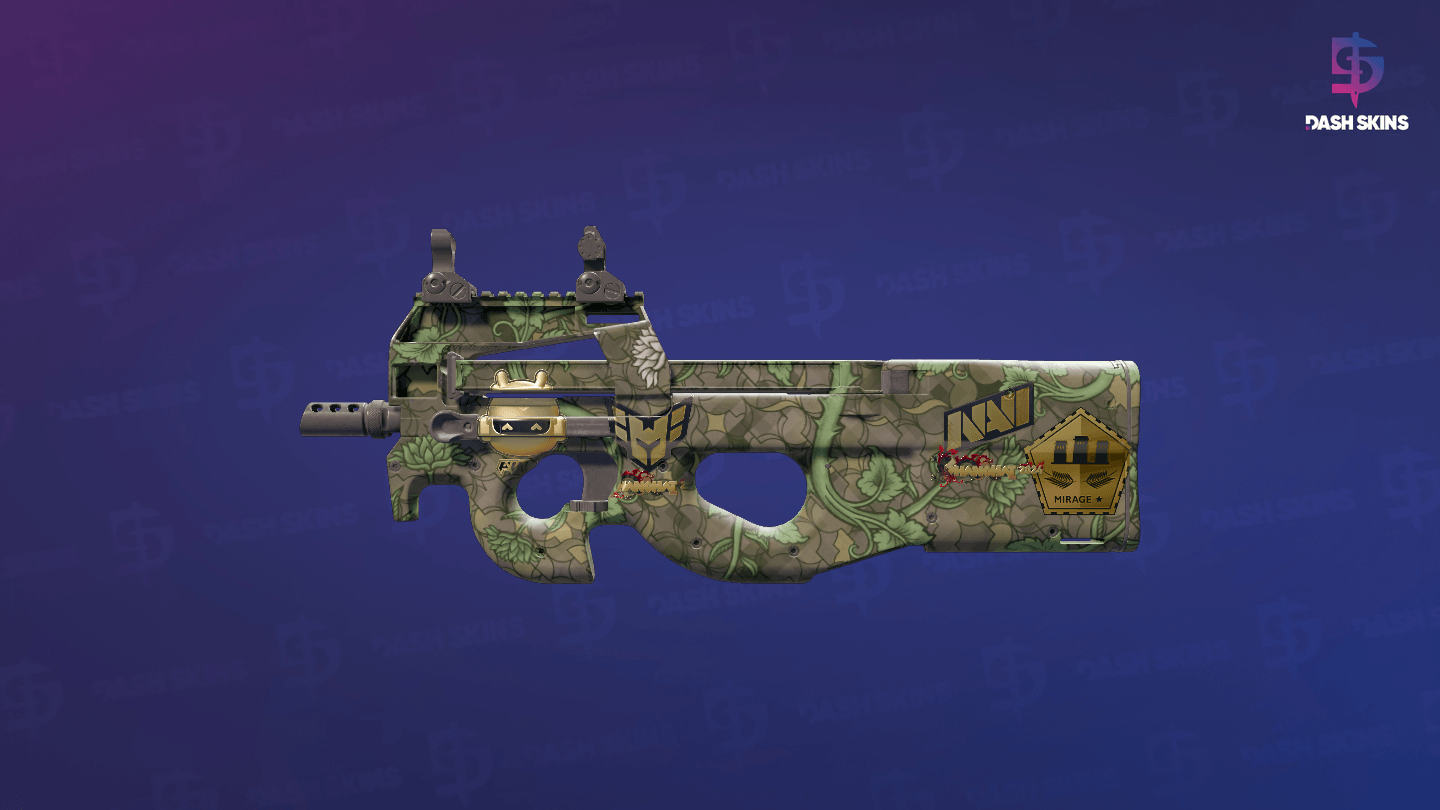 Souvenir P90 | Verdant Growth (Factory New) Screenshot Playside