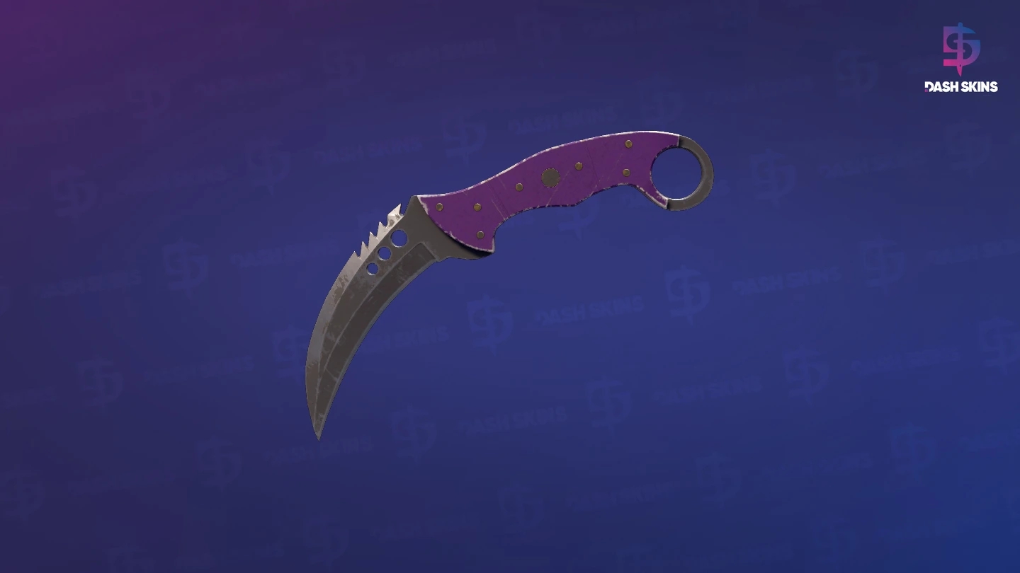 ★ Talon Knife | Ultraviolet (Battle-Scarred) Screenshot Playside