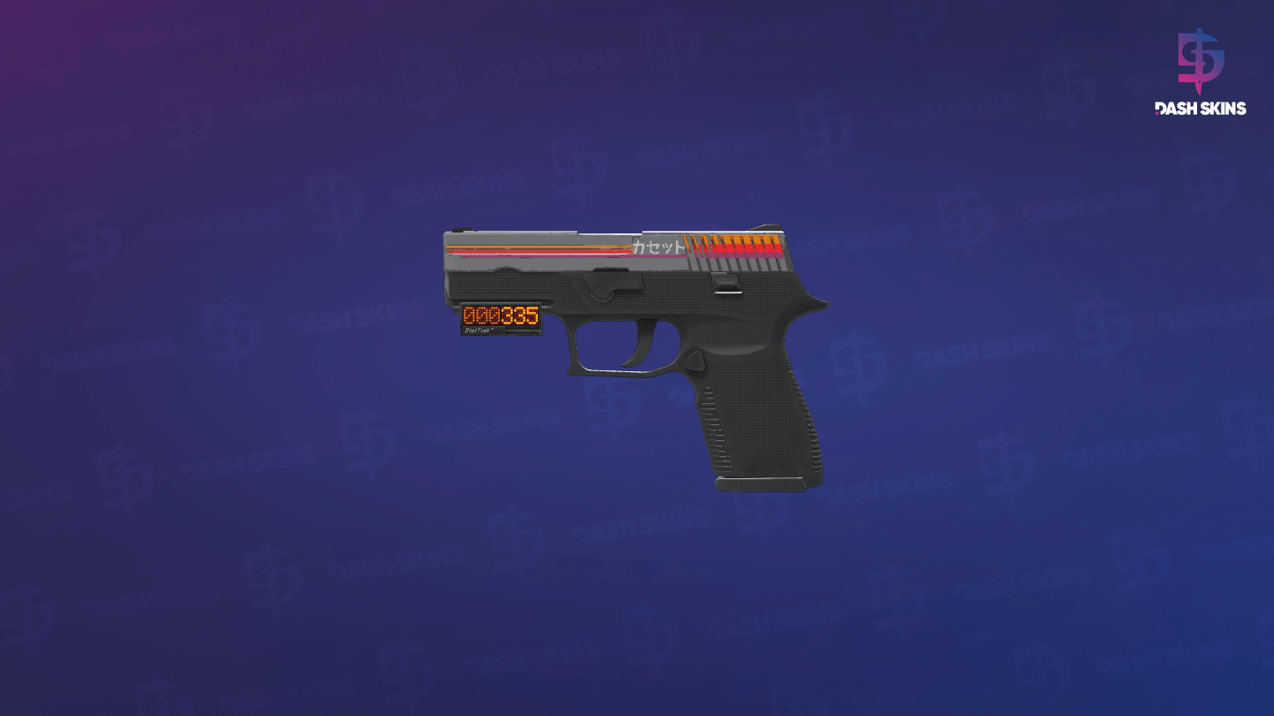 StatTrak™ P250 | Cassette (Minimal Wear) Screenshot Playside