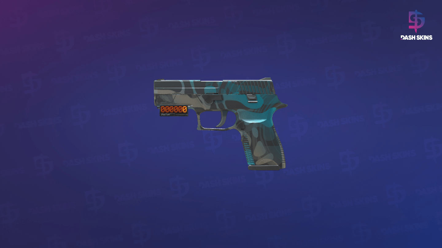 StatTrak™ P250 | Ripple (Minimal Wear) Screenshot Playside