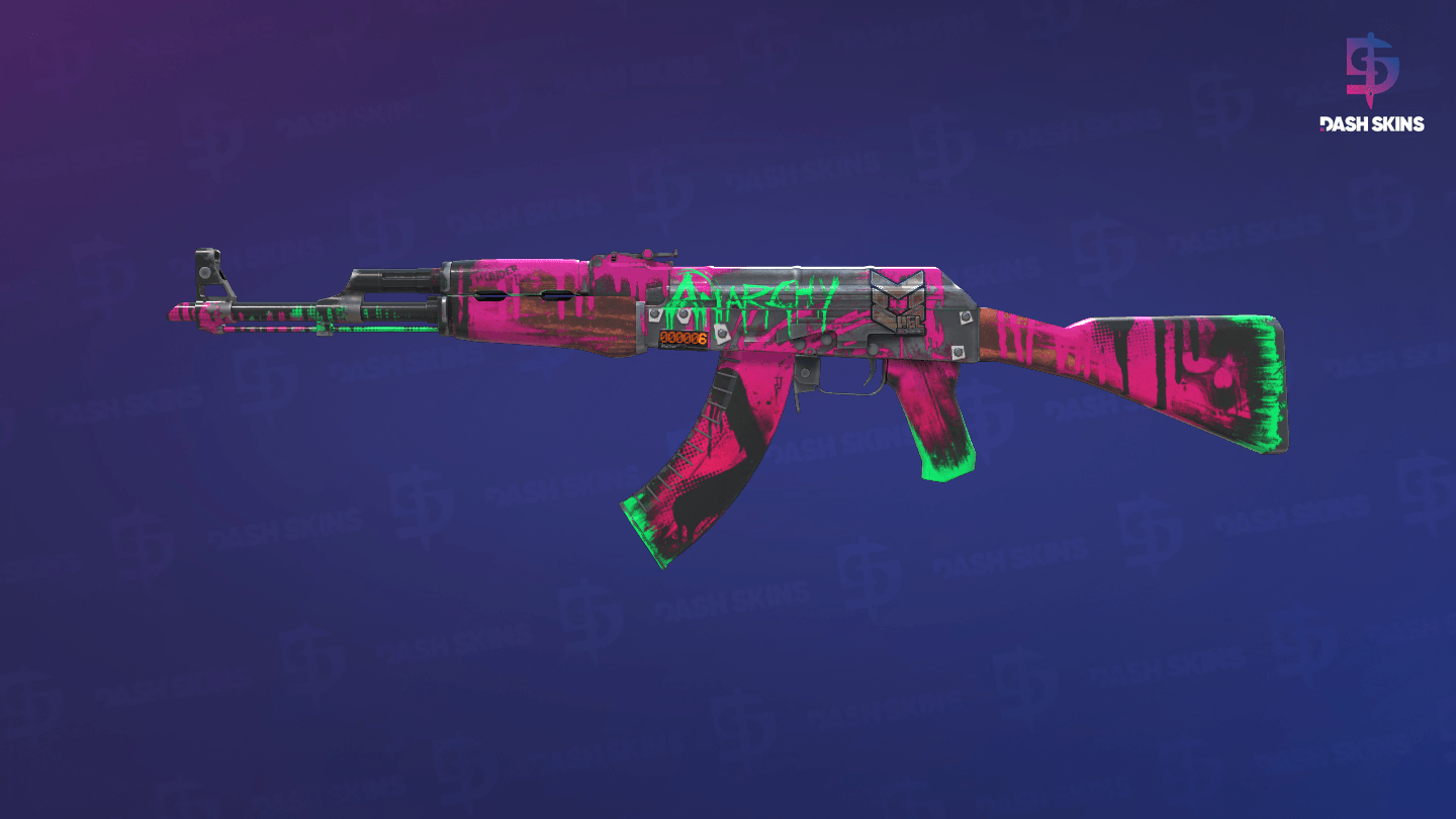 StatTrak™ AK-47 | Neon Revolution (Field-Tested) Screenshot Playside