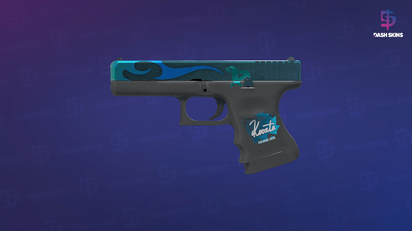 Glock-18 | Bunsen Burner (Well-Worn) Screenshot Playside