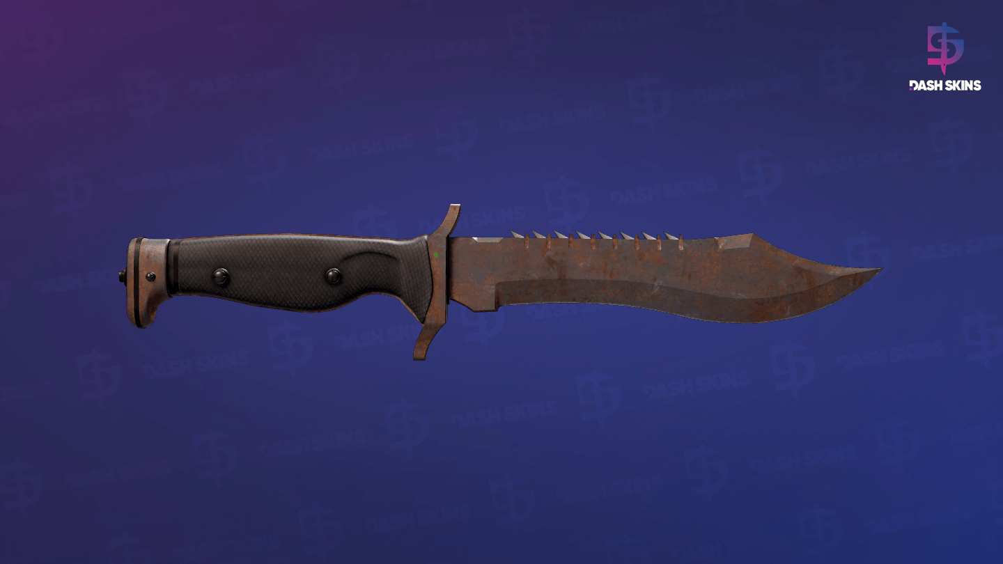 ★ Bowie Knife | Rust Coat (Battle-Scarred) Screenshot Playside