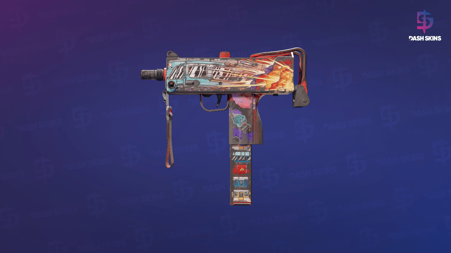 MAC-10 | Derailment (Battle-Scarred) Screenshot Playside