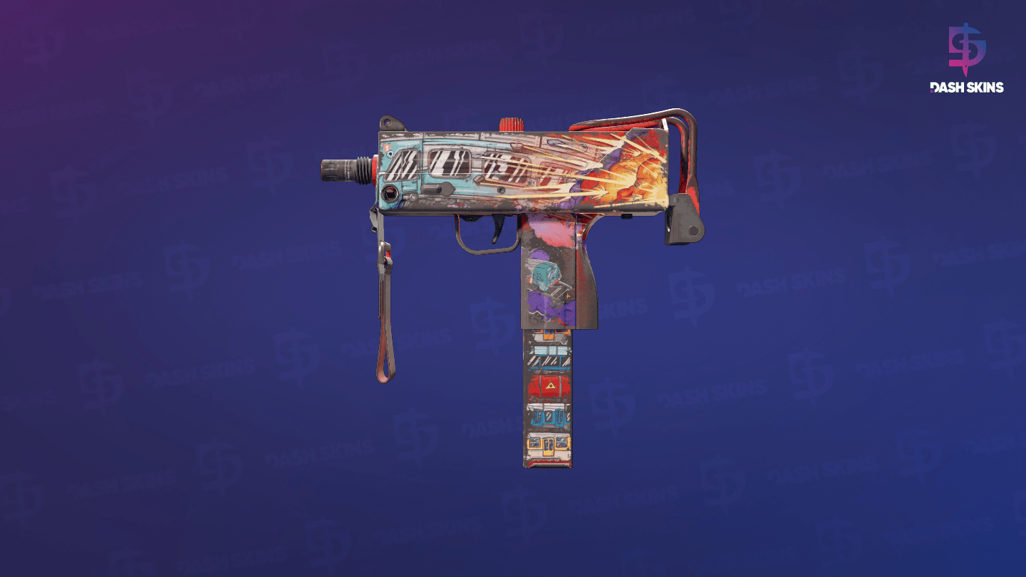 MAC-10 | Derailment (Battle-Scarred) Screenshot Playside