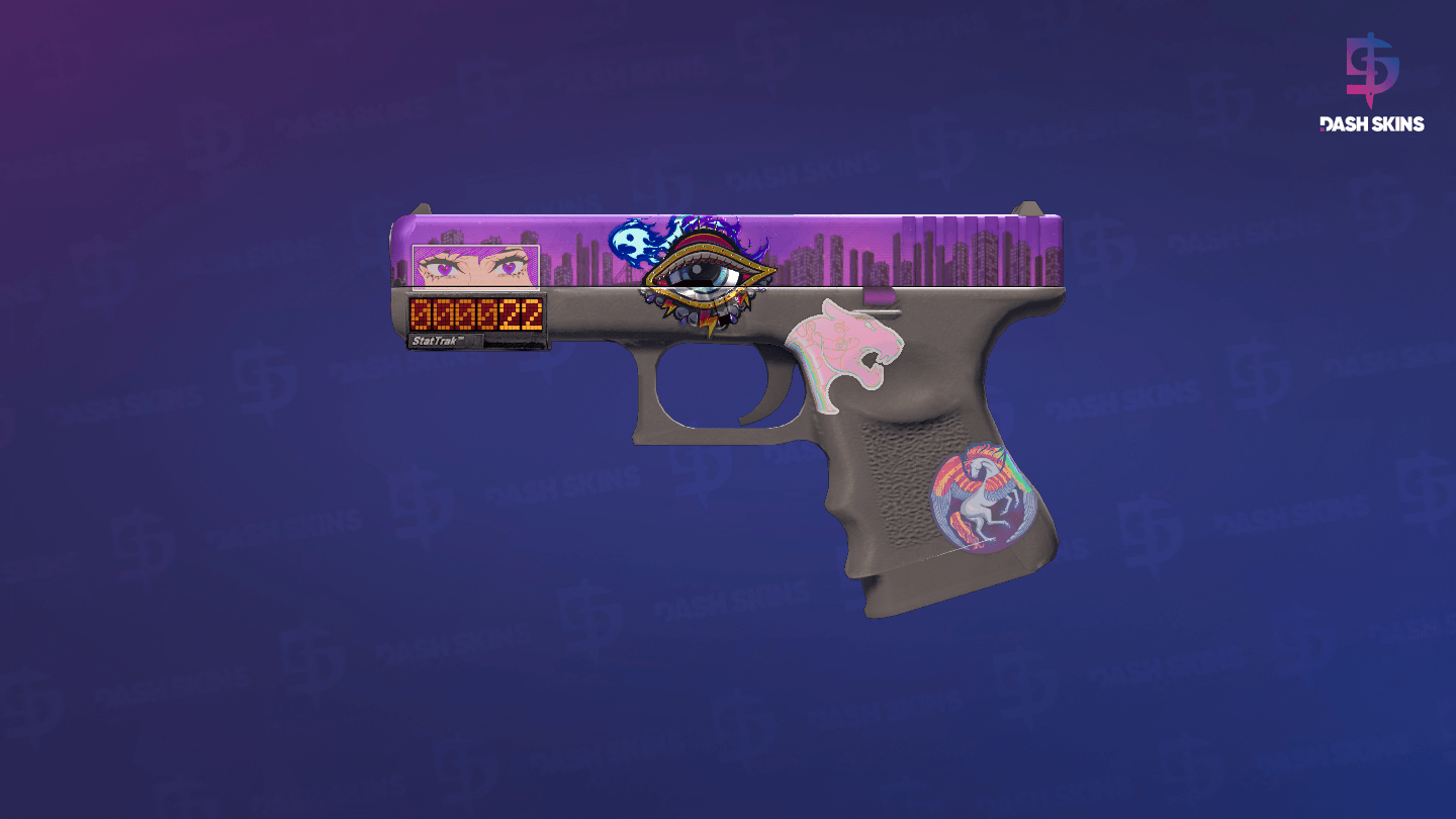 StatTrak™ Glock-18 | Moonrise (Factory New) Screenshot Playside