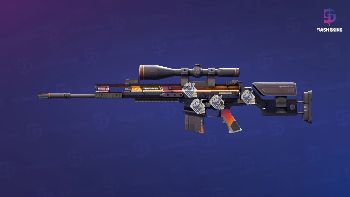 SCAR-20 | Enforcer (Minimal Wear) Screenshot Playside