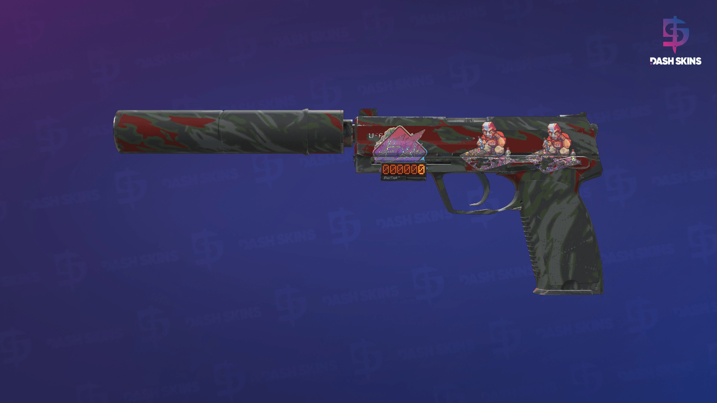 StatTrak™ USP-S | Blood Tiger (Minimal Wear) Screenshot Playside