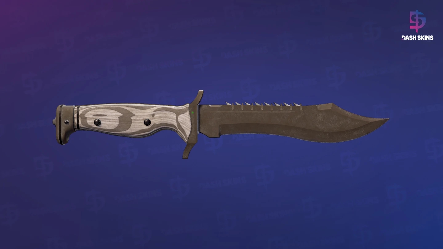 ★ Bowie Knife | Black Laminate (Battle-Scarred) Screenshot Playside