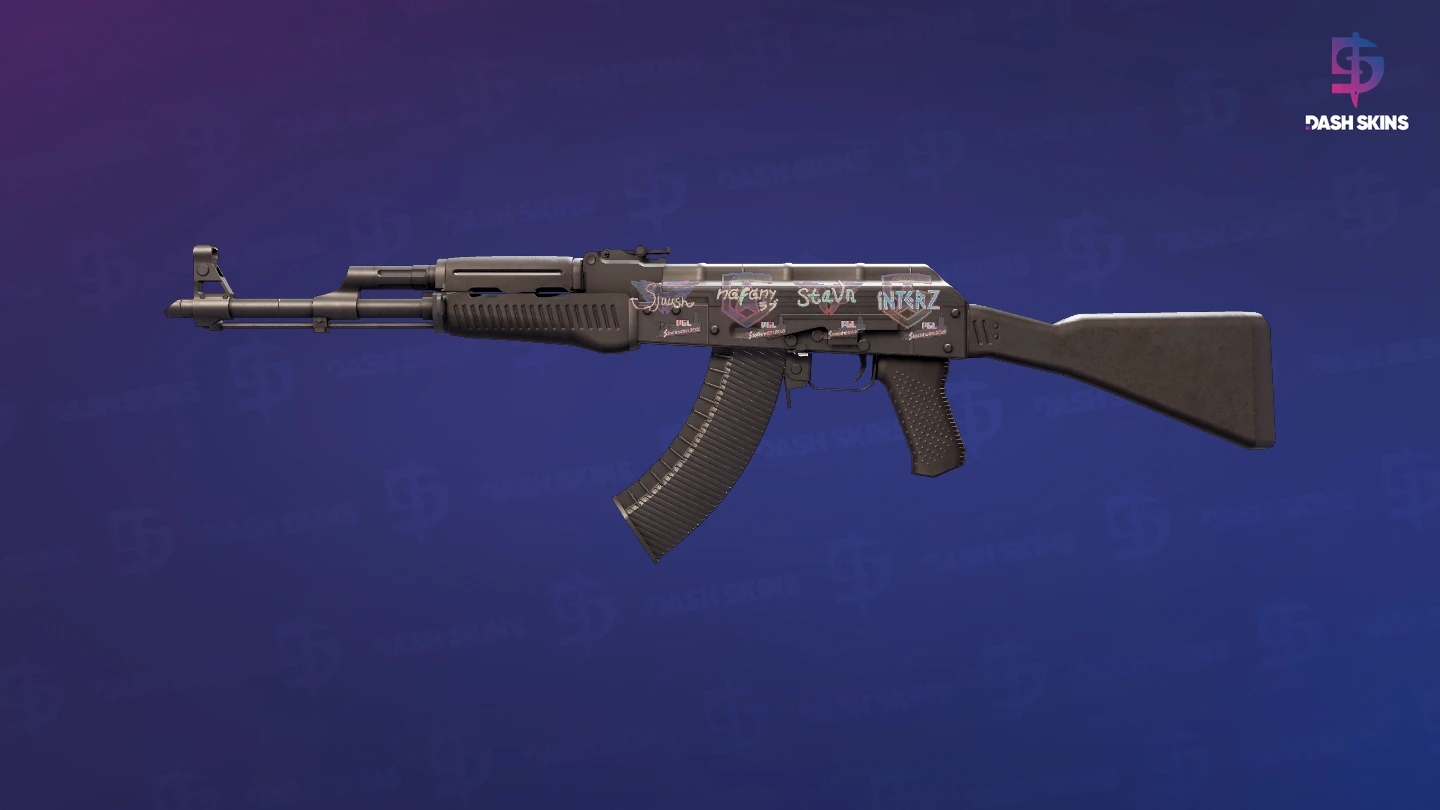 AK-47 | Slate (Well-Worn) Screenshot Playside