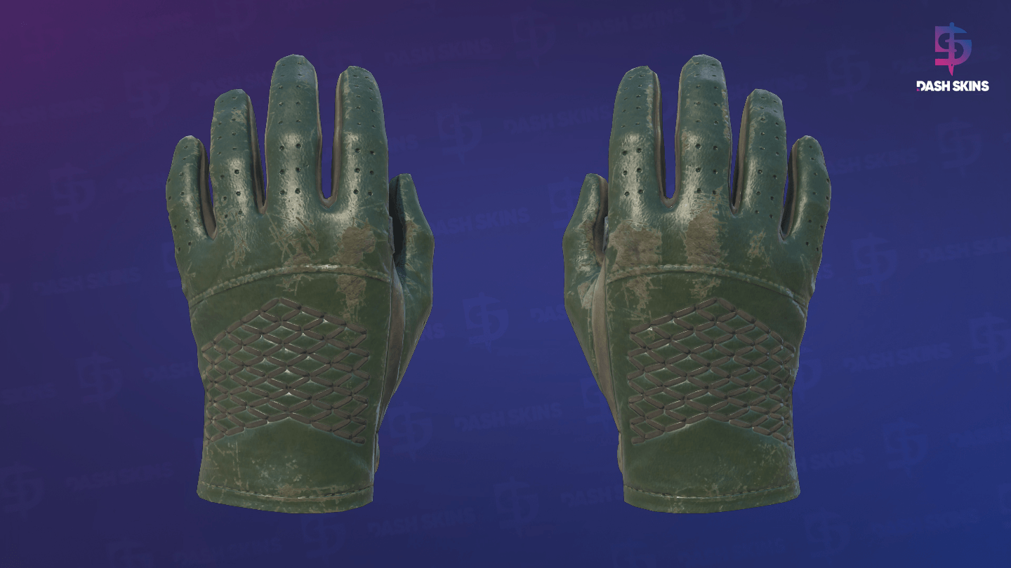 ★ Driver Gloves | Racing Green (Well-Worn) Screenshot Playside