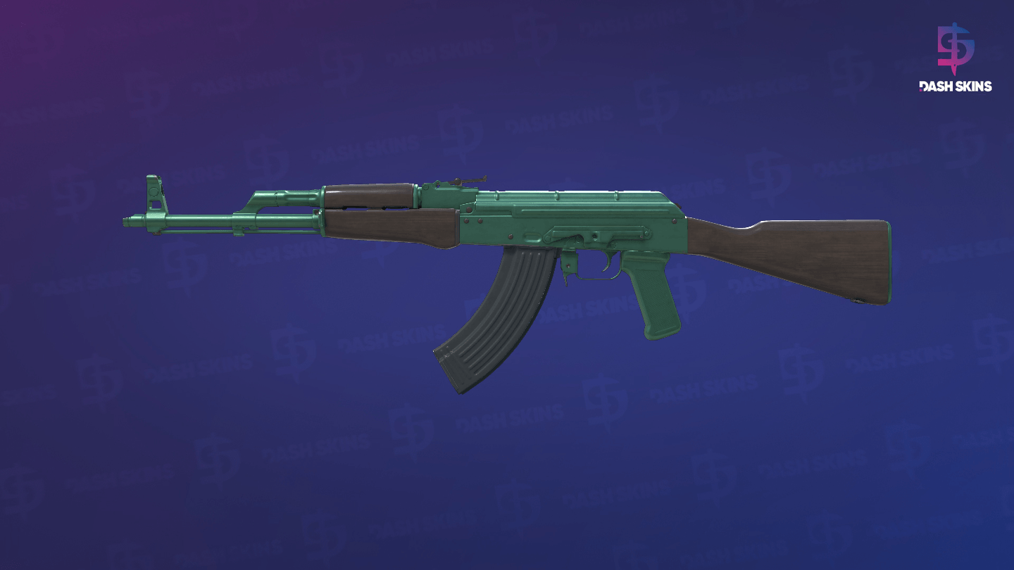 AK-47 | Wintergreen (Minimal Wear) Screenshot Playside