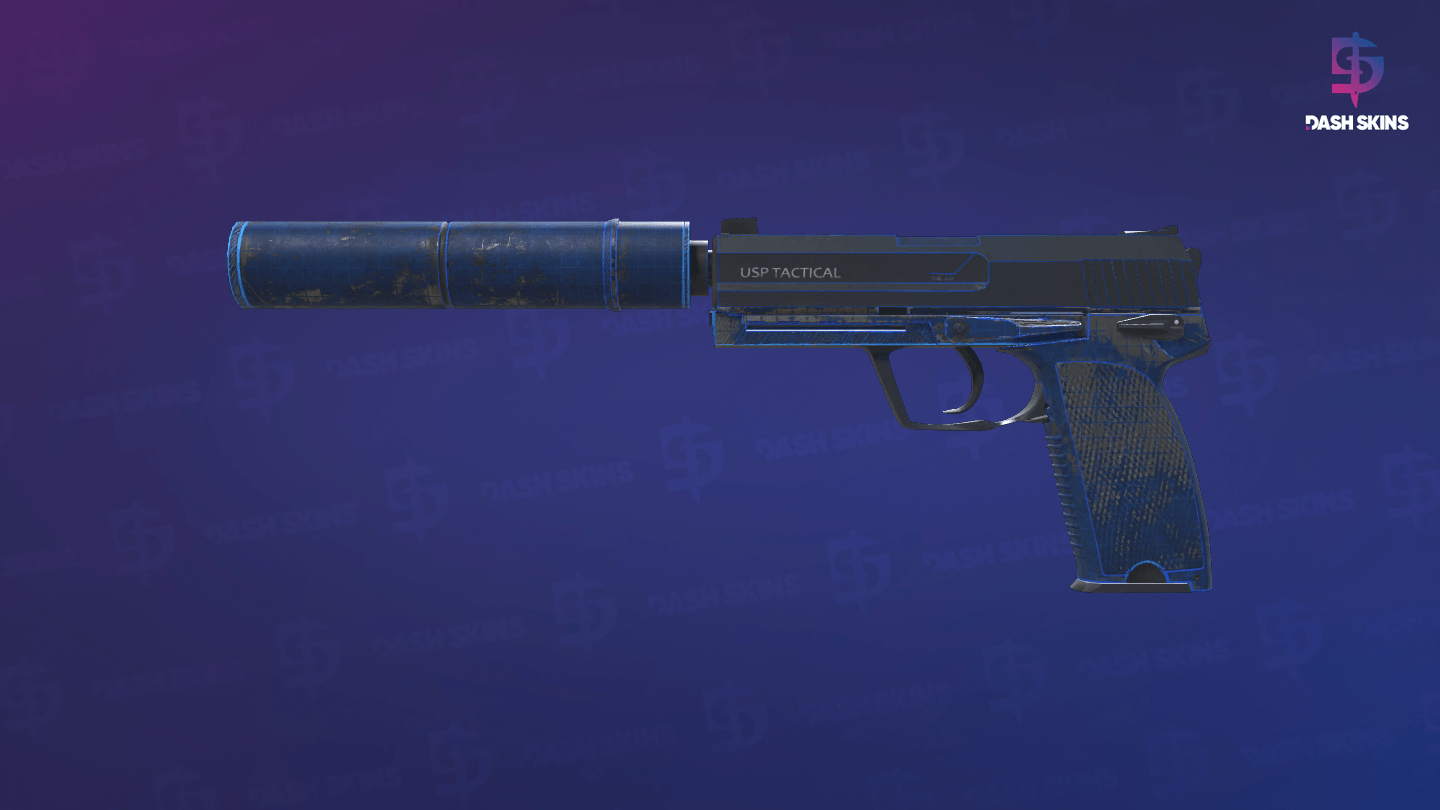 USP-S | Blueprint (Battle-Scarred) Screenshot Playside