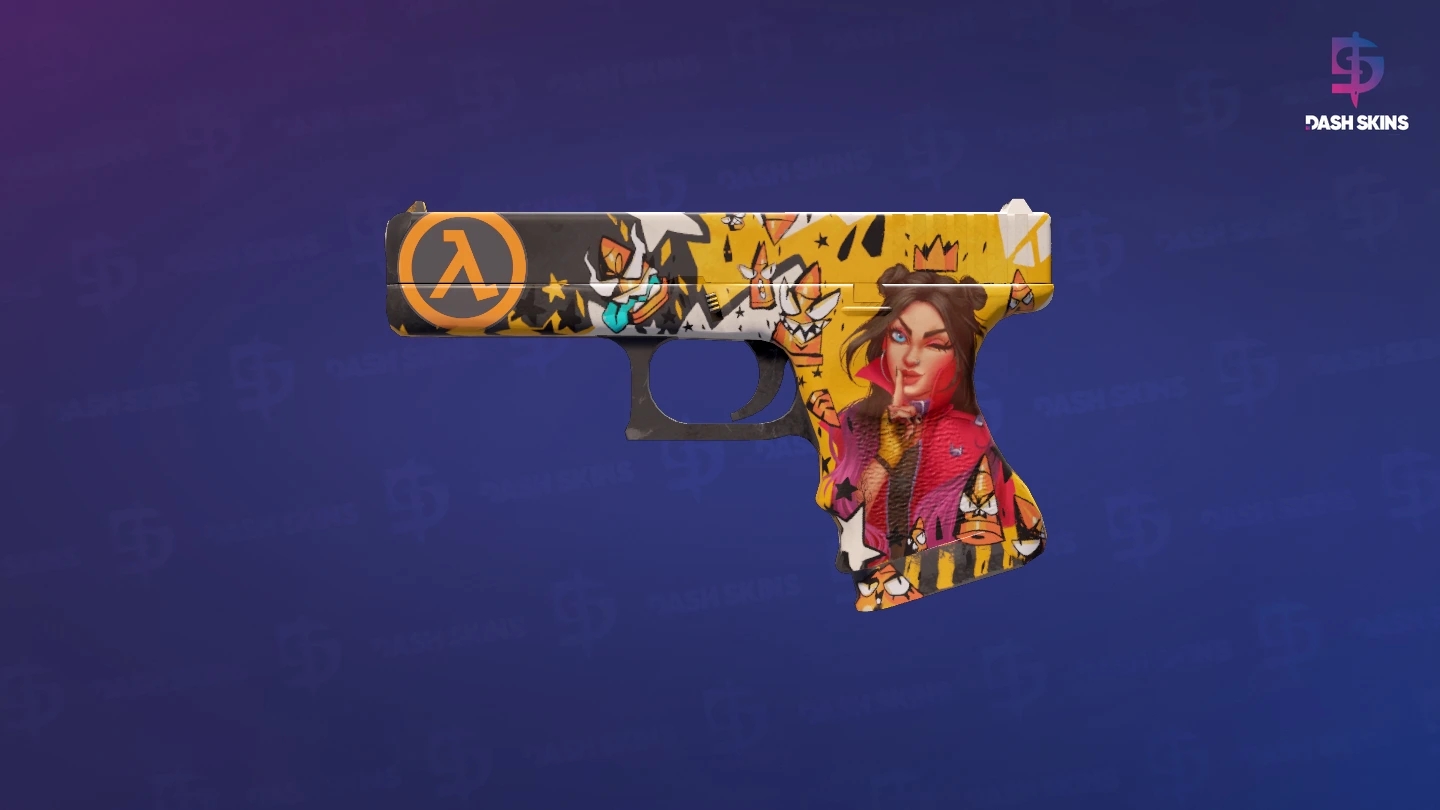 Glock-18 | Bullet Queen (Minimal Wear) Screenshot Playside