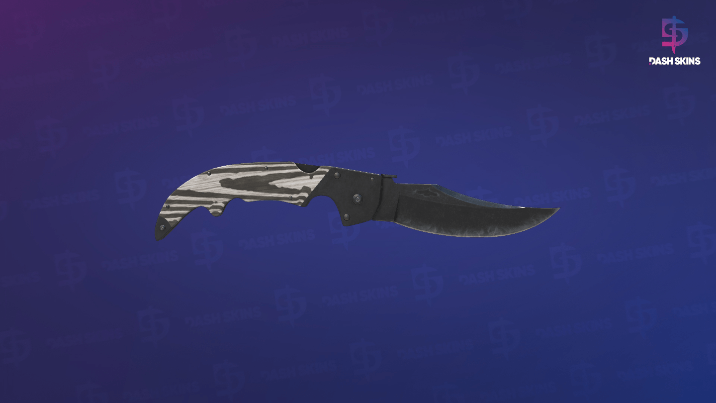 ★ Falchion Knife | Black Laminate (Minimal Wear) Screenshot Playside
