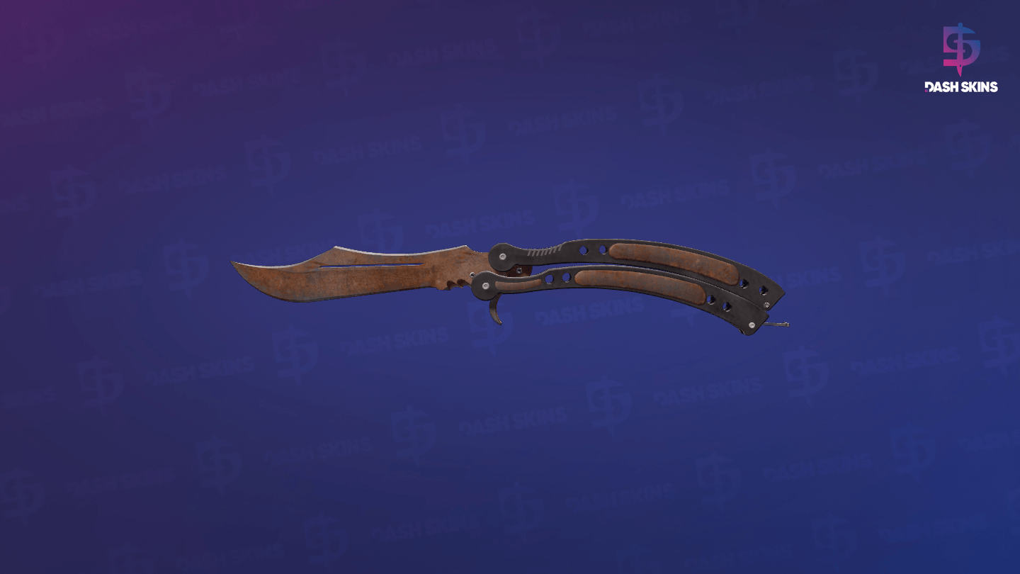 ★ Butterfly Knife | Rust Coat (Battle-Scarred) Screenshot Playside