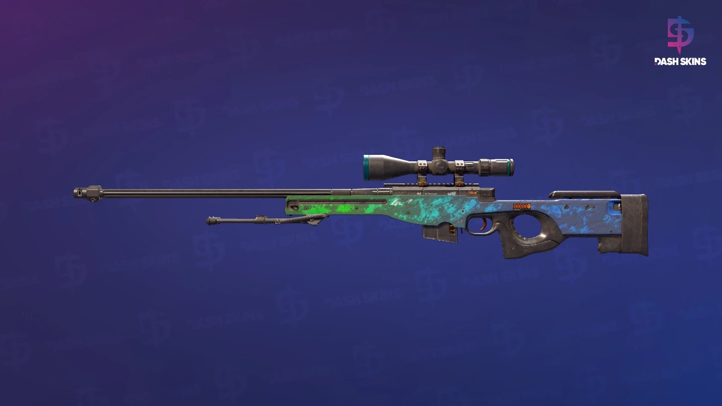 StatTrak™ AWP | Ice Coaled (Battle-Scarred) Screenshot Playside