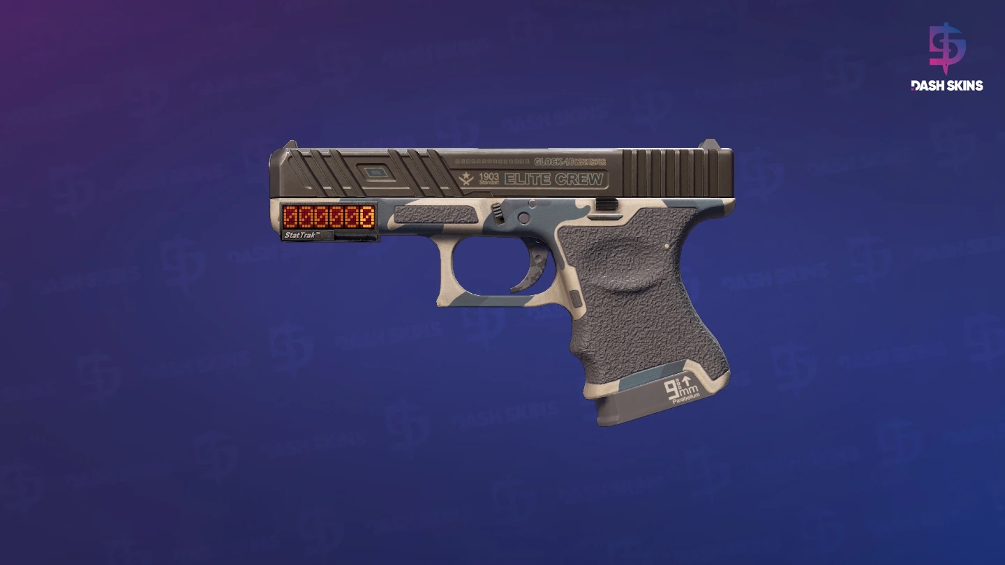 StatTrak™ Glock-18 | Winterized (Field-Tested) Screenshot Playside