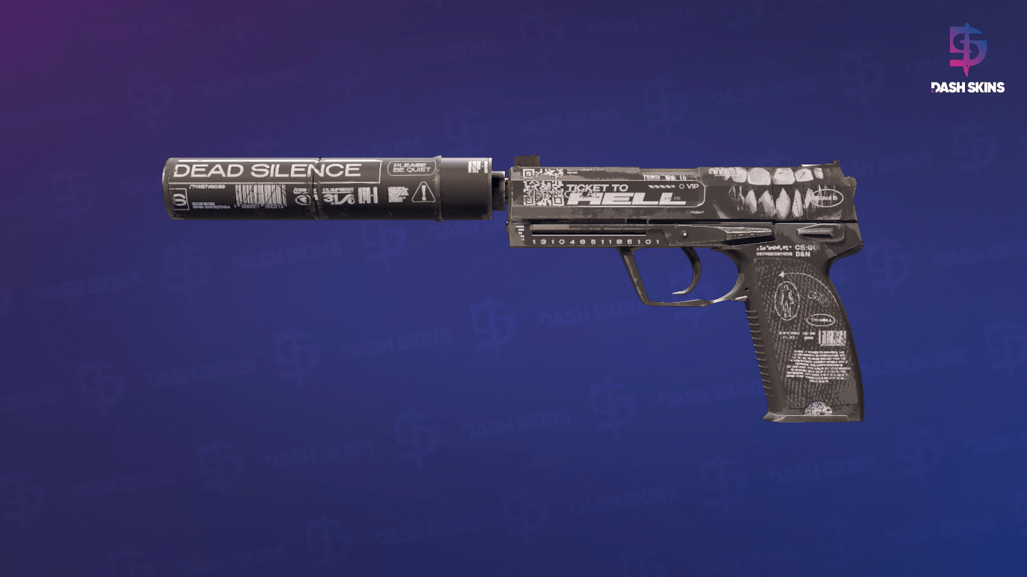 USP-S | Ticket to Hell (Field-Tested) Screenshot Playside