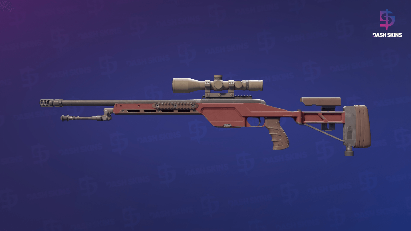 SSG 08 | Red Stone (Field-Tested) Screenshot Playside