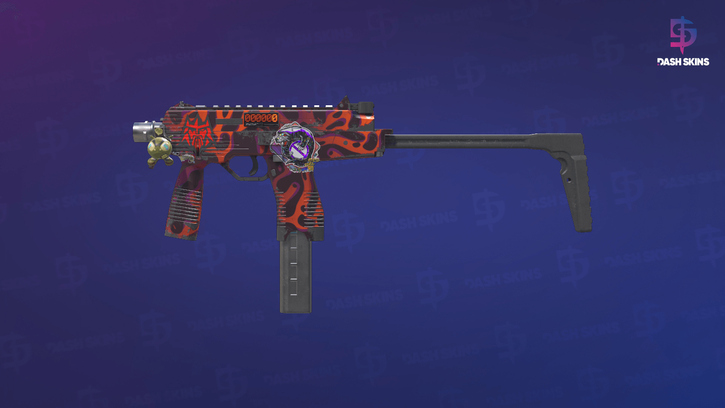 StatTrak™ MP9 | Ruby Poison Dart (Field-Tested) Screenshot Playside