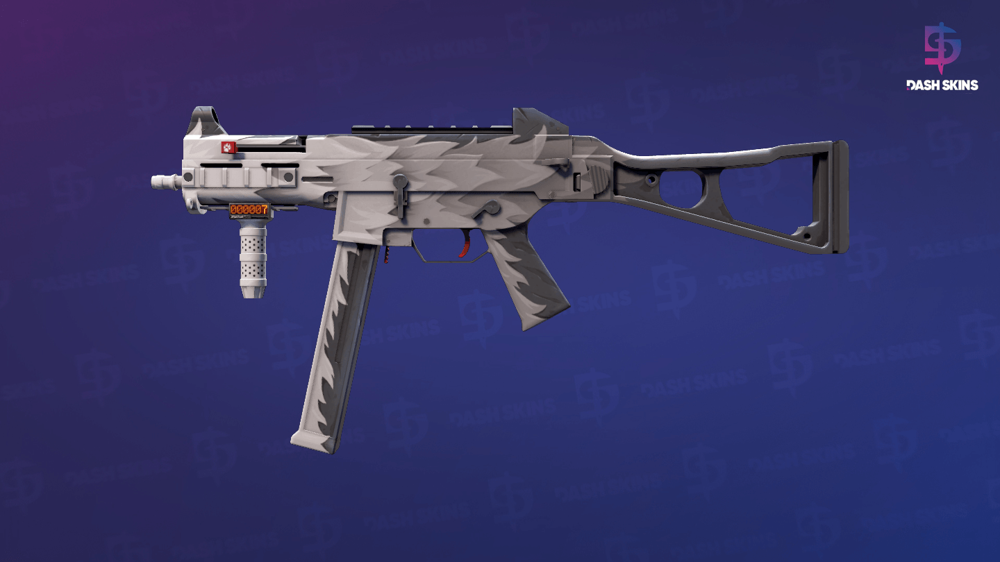 StatTrak™ UMP-45 | Arctic Wolf (Minimal Wear) Screenshot Playside