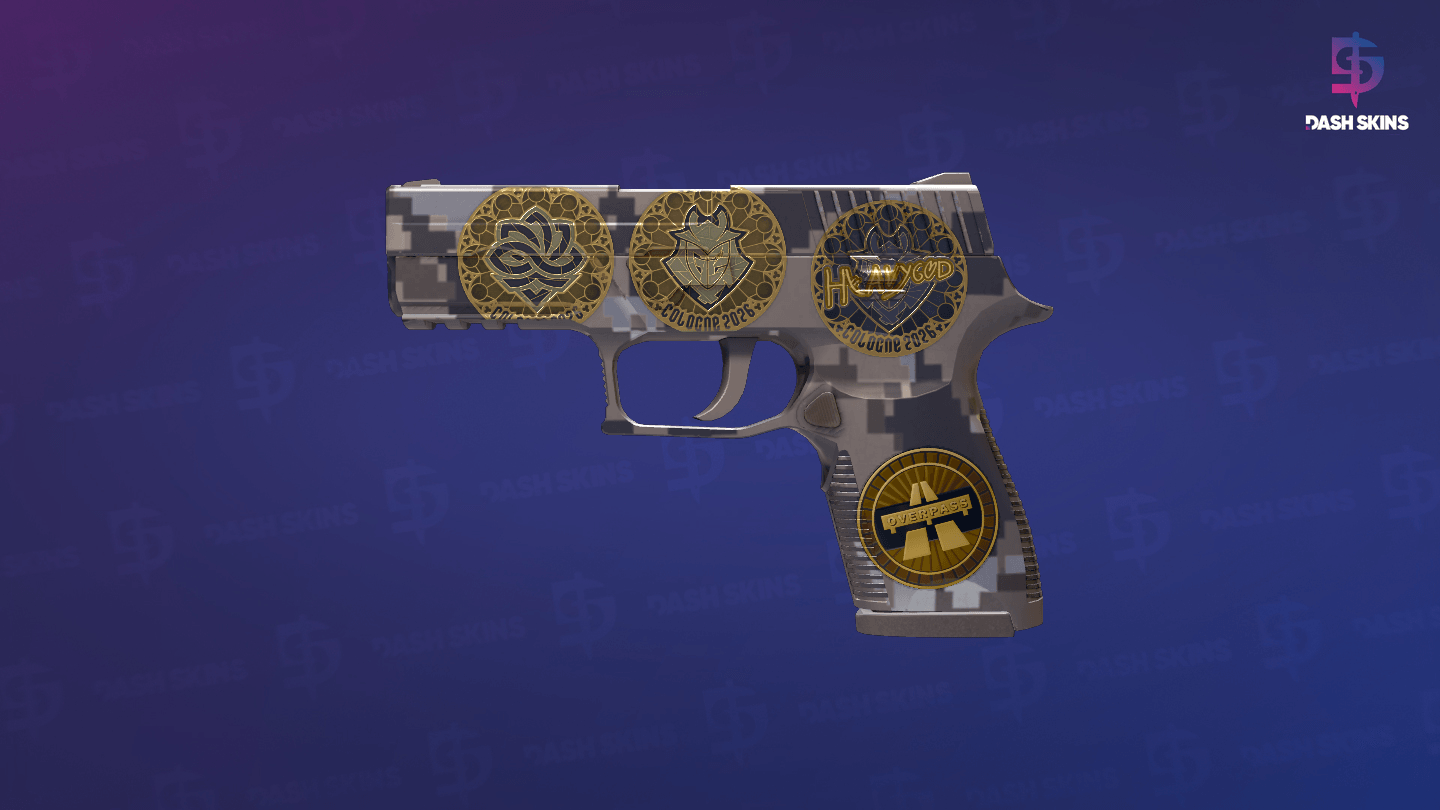 Souvenir P250 | Metallic DDPAT (Factory New) Screenshot Playside