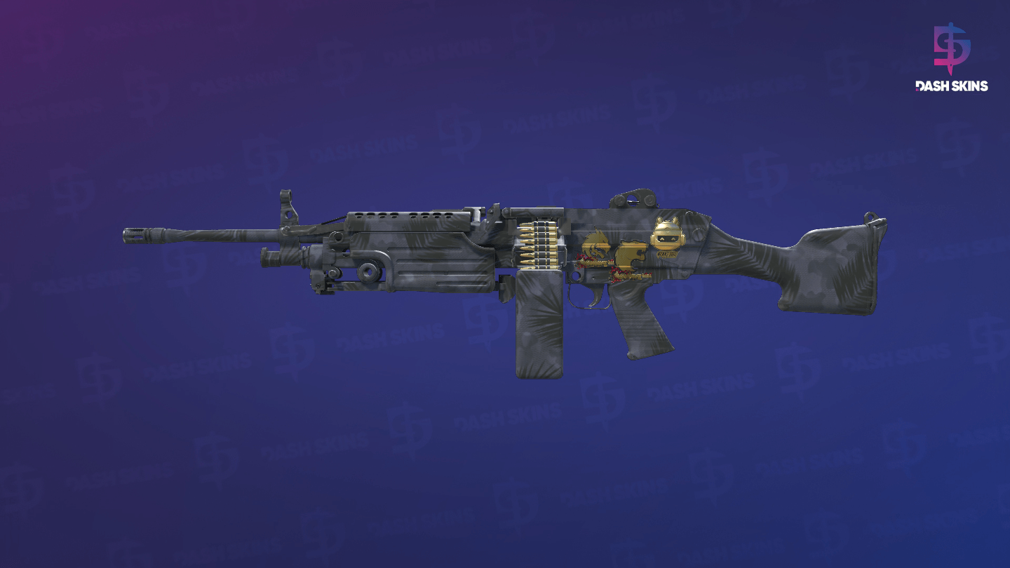 Souvenir M249 | Midnight Palm (Minimal Wear) Screenshot Playside
