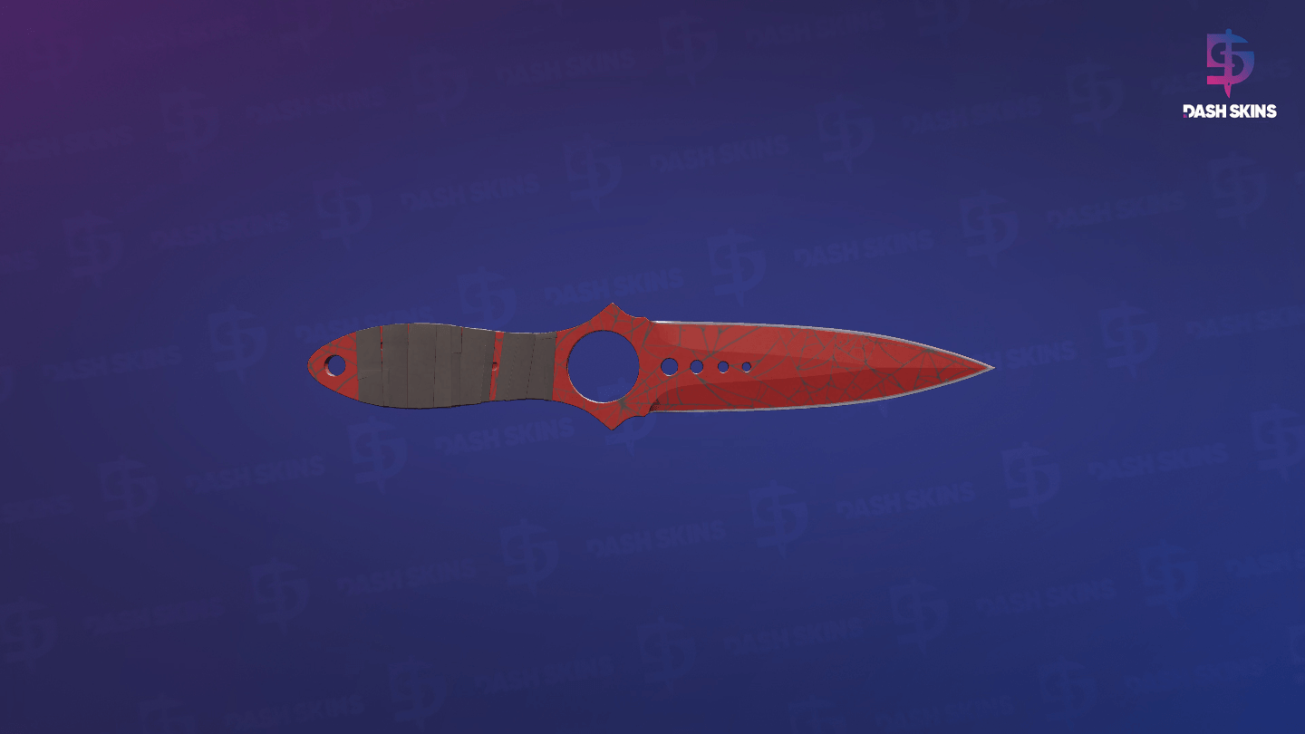 ★ Skeleton Knife | Crimson Web (Minimal Wear) Screenshot Playside