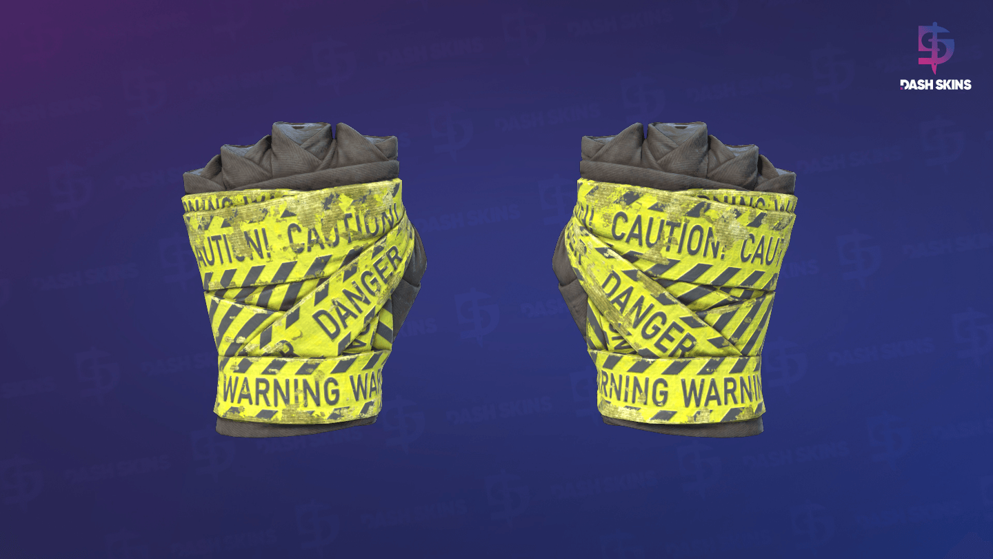 ★ Hand Wraps | CAUTION! (Battle-Scarred) Screenshot Playside