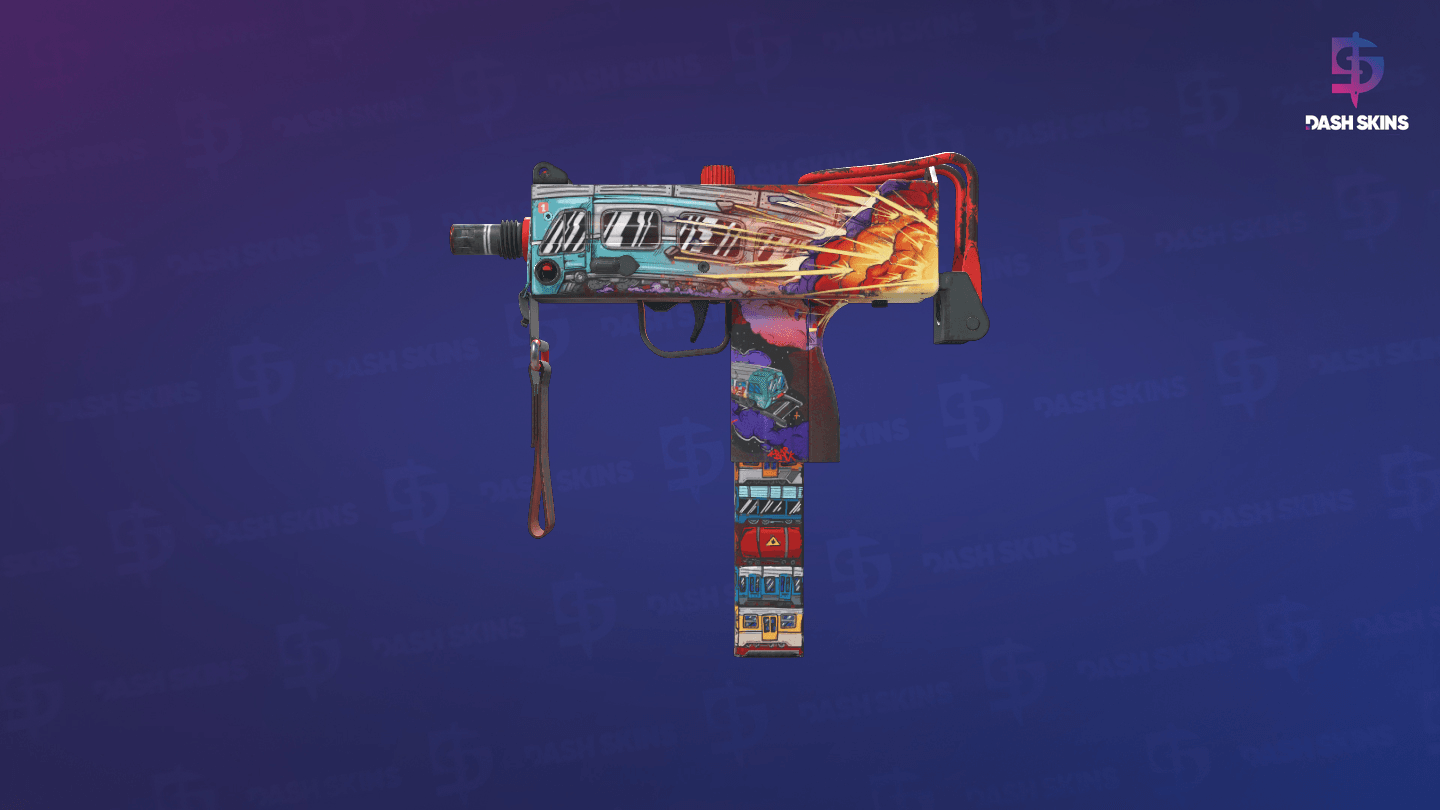 MAC-10 | Derailment (Field-Tested) Screenshot Playside