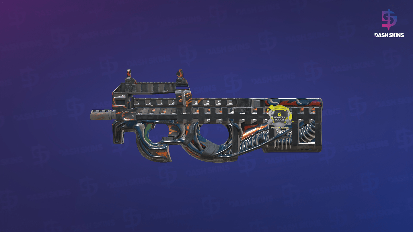 P90 | Vent Rush (Minimal Wear) Screenshot Playside