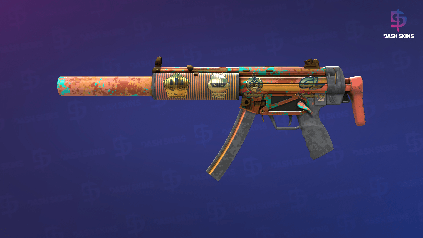Souvenir MP5-SD | Oxide Oasis (Minimal Wear) Screenshot Playside