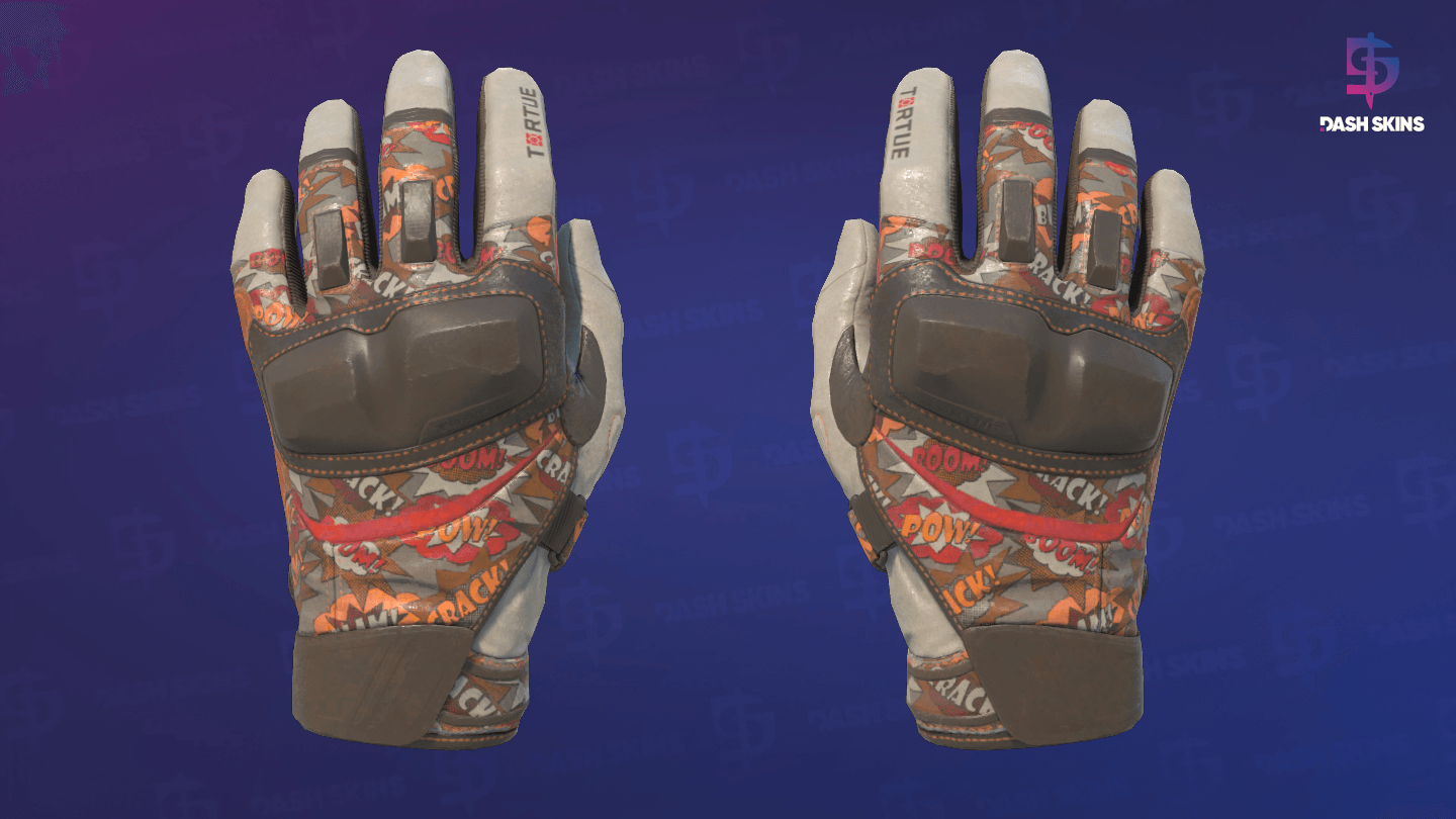 ★ Moto Gloves | POW! (Minimal Wear) Screenshot Playside