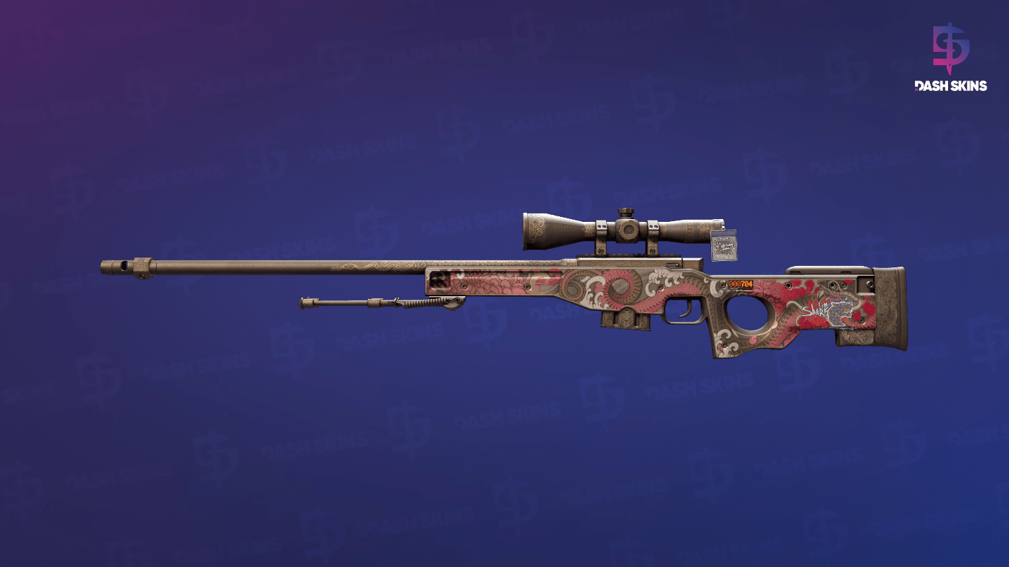 StatTrak™ AWP | Duality (Well-Worn) Screenshot Playside