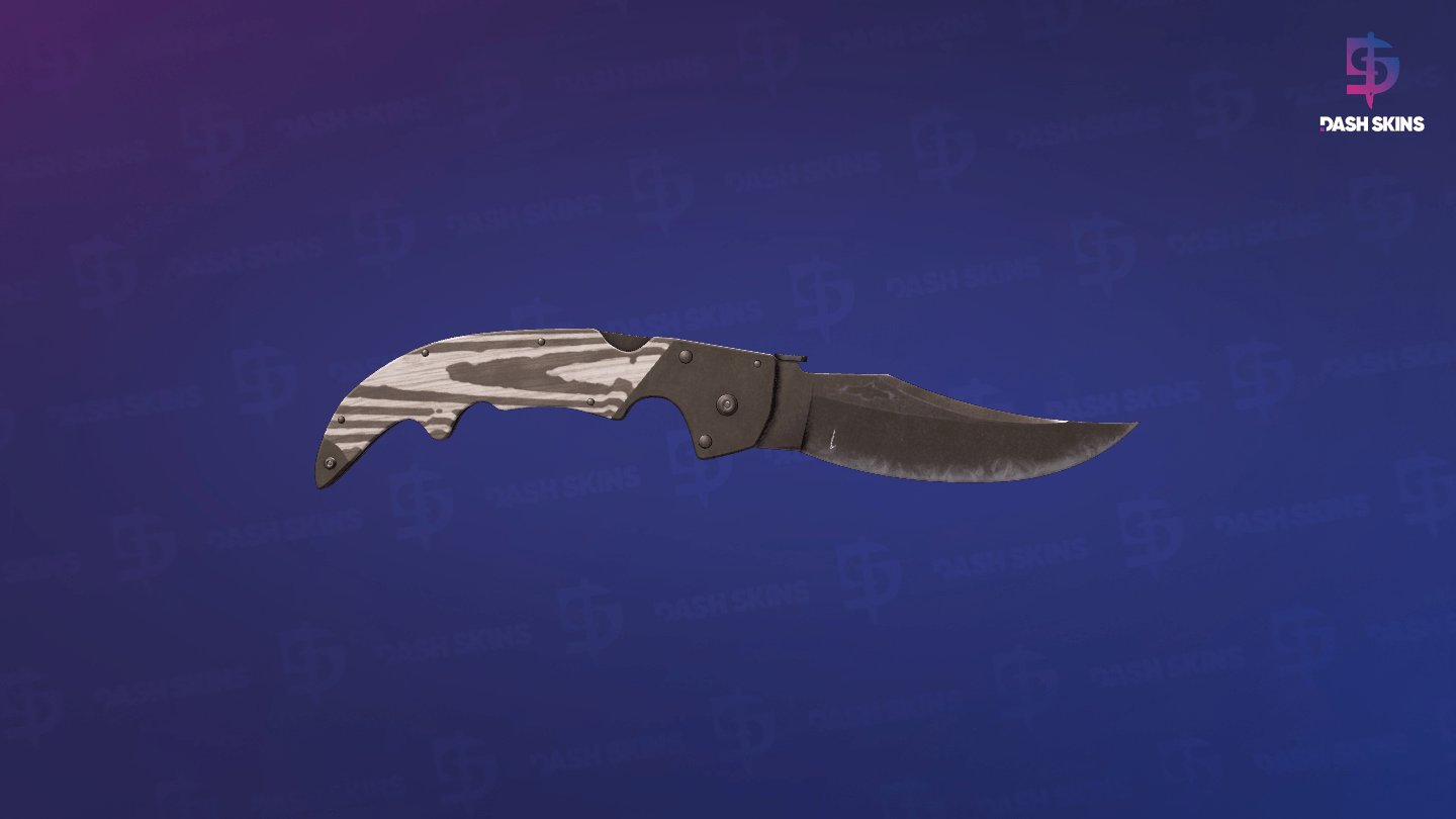 ★ StatTrak™ Falchion Knife | Black Laminate (Field-Tested) Screenshot Playside